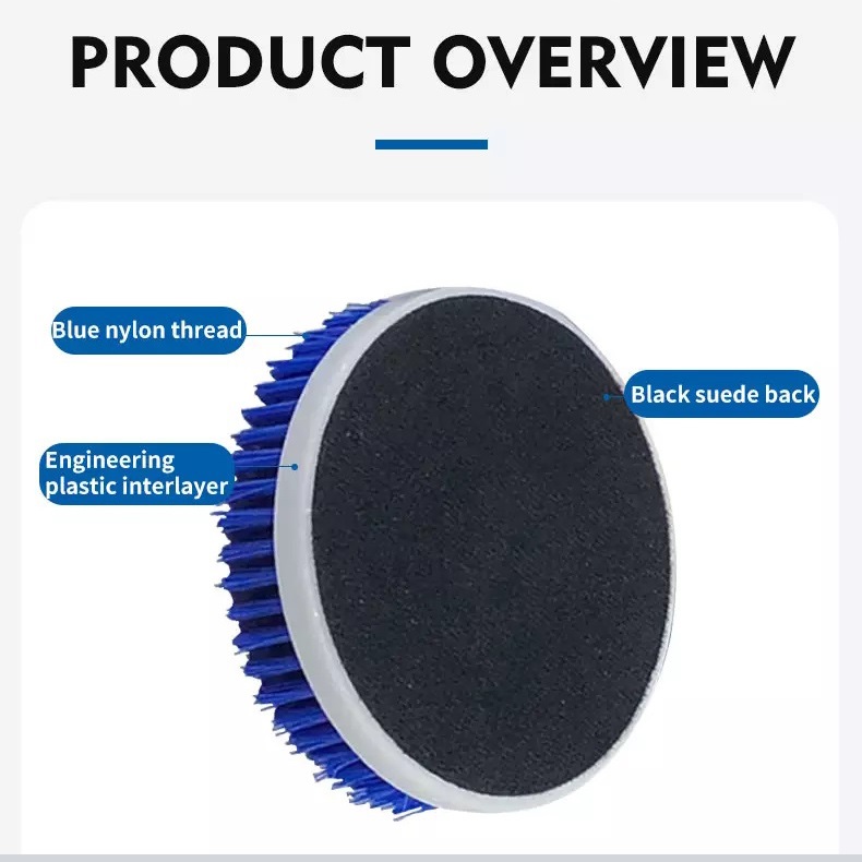 Circular multifunctional cleaning brush