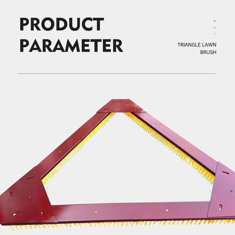 lawn triangular brush